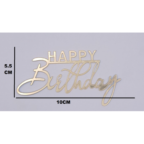 C/TOPPER BADGE HAPPY PRINT BIRTHDAY CUR C/TOPPER BADGE HAPPY PRINT BIRTHDAY CUR